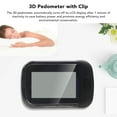 thumbnail image 4 of 3D Pedometer, Data Reset ABS Wearable Simple Step Counter Large Digital Display  For Fitness, 4 of 8