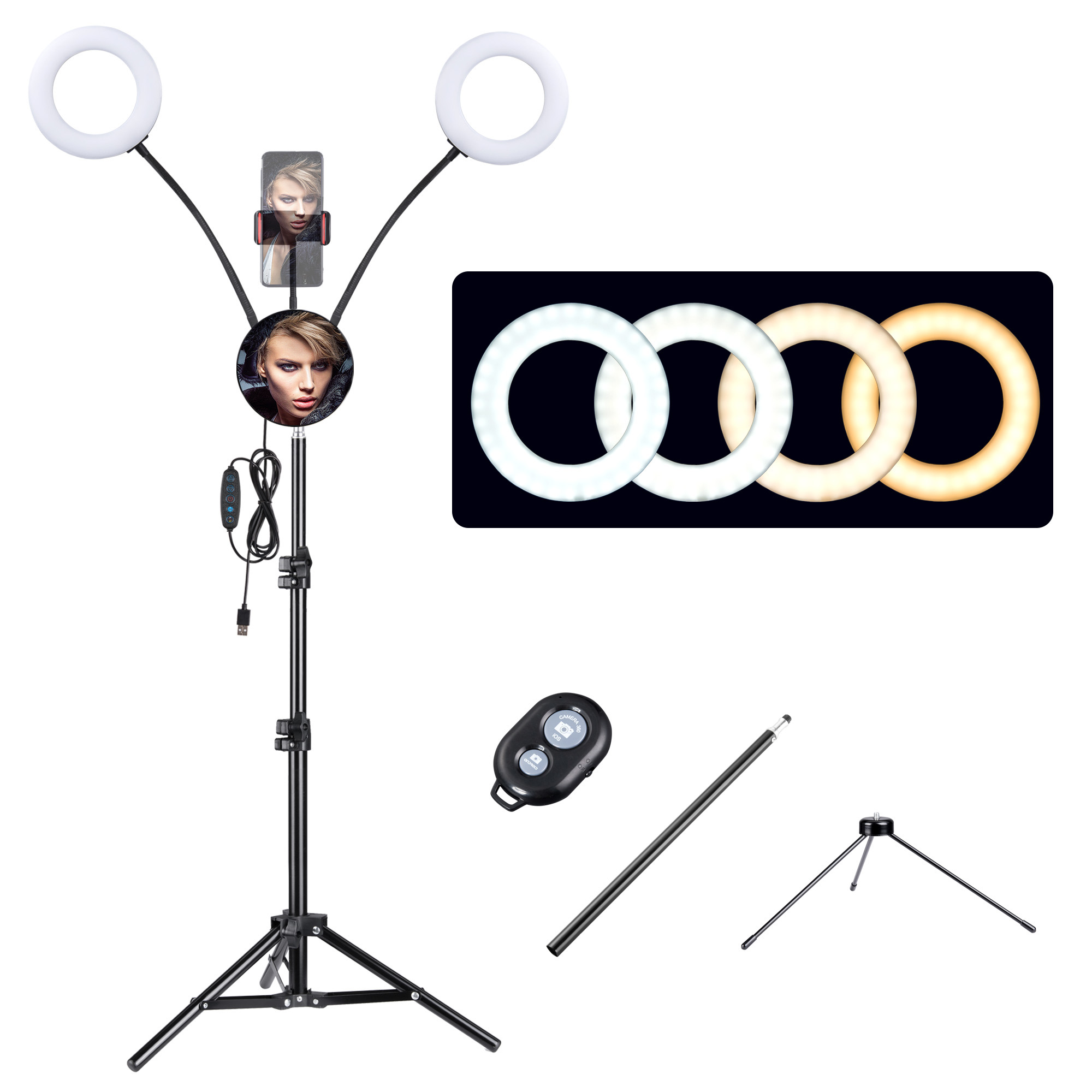 GIFFIH Dual Ring Light