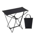 thumbnail image 4 of Taburete Plegable, Silla de Camping Portátil, Muebles de Exterior, Taburete Plegable, Taburete de Camping para Pesca, Viajes, Senderismo, Jardín Negro, 4 of 8