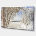 thumbnail image 2 of Lac dans les Bois d'Hiver - Impression sur Toile Paysage, 2 of 3