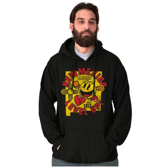 PACMAN New Mexico State Levels Up Hoodie Sweatshirt Women Men Brisco Brands S