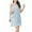 Blue, variant on snilers Bathrobe for Women Water Absorbent Quick Dry Bath Wrap Towel Shower Dress Floral Printed Sleeveless Spa Robe with Pocket