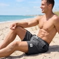 thumbnail image 5 of DAKIMOE Mens Shorts Corduroy Casual Elastic Waist Drawstring Summer Shorts Men with Pockets Lightweight Breathable Workout Shorts for Beach S to 2XL, 5 of 12