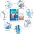 thumbnail image 4 of Paquete de 60 parches de yeso para aliviar el dolor con tratamiento térmico, alivio del dolor duradero durante 24 horas para la espalda, la rodilla, el cuello y los hombros, 4 of 5