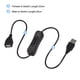 thumbnail image 4 of Cable USB Uxcell con Interruptor ON/OFF USB Macho a Hembra Extensión 50cm Negro, 4 of 5