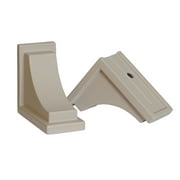 Mayne Nantucket 8" x 4" x 7" Clay Plastic Decorative Corbels, 2-Pack