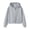 A55 Grey, variant on FASHOFT Zip Up Hoodies for Women Oversized Cropped Sweatshirts Spring Fall Outfits Casual Comfy Y2k Tops Full Zip Jackets Streetwear Black L