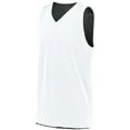 thumbnail image 4 of Augusta Tricot Mesh Reversible Jersey 2.0 161 Black/White Xl, 4 of 7