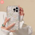 thumbnail image 1 of Funda De Conejo De Dibujos Animados Lindo Para Samsung A34 A54 A04s A50 A13 A12 A04 A03s A52 A03 A53 A22 A71 A10S A04E A11 A32 A02s A52s A30 A30 A30s Bolsa De Aire De Flores Frescas A Prueba De Golpes, 1 of 3