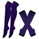thumbnail image 1 of SAYOO Traje de guantes de medias para mujeres, calcetines rayados a través de la rodilla + guantes sin dedos SAYOO  moda, 1 of 5