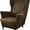 Coffee, variant on TOPCHANCES Wingback Armchair Slipcovers, Stretch Velvet Wing Chair Cover (Coffee)