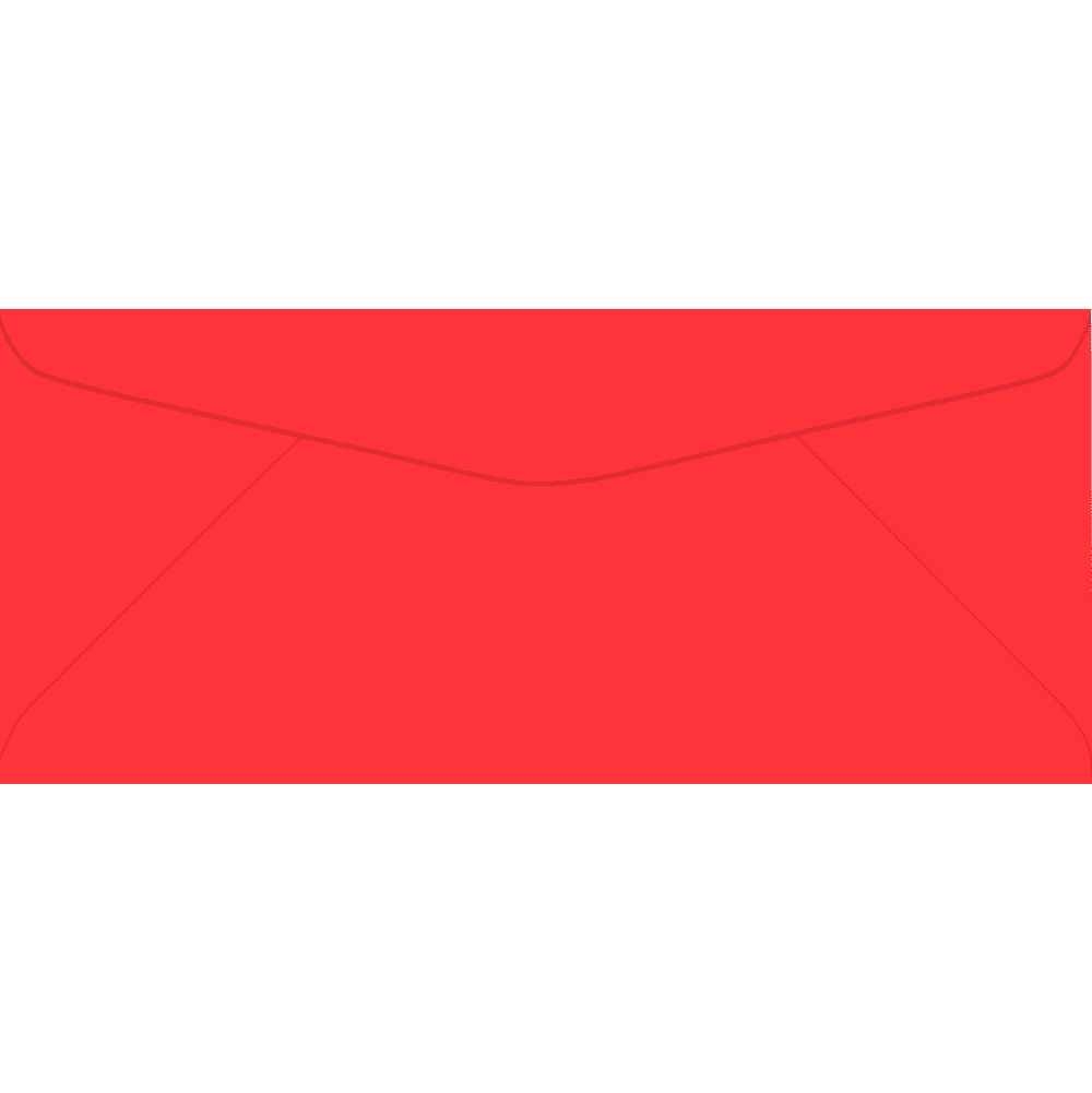 LUXPaper #9 Regular Envelopes, 3 7/8 x 8 7/8, Electric Coral, 1000/Pack