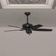 thumbnail image 3 of Ventilador de techo Hunter Newsome 53324 52 pulgadas negro mate, 3 of 9