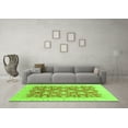thumbnail image 3 of Ahgly Company Indoor Square Oriental Green Modern Area Rugs, 5' Square, 3 of 4