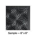 thumbnail image 1 of FASÄDE Lotus Decorative Vinyl Backsplash Panel in Brushed Onyx(6X6 Inch Sample), 1 of 4