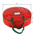 thumbnail image 2 of Elf Stor Sac de Rangement pour Couronne Premium - Rouge, 24"X7", 2 of 4