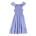 thumbnail image 6 of Little Dresses For Girls Glitter Sequin Dance Performance Skirt Shorts Solid Color Girls Clothes Size 5-6T, 6 of 7
