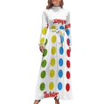 thumbnail image 1 of Vestido largo con cortina de ducha Twister ropa de mujer verano 2024 novedades vestidos elegantes tallas grandes Ropa femenina, 1 of 4