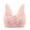 Pink-a, variant on Bras for Women Plus Size Bra Wire-Free Underwear Pullover Bra Everyday Bras V-Neck Pullover Bra Feature Hook and Eye Closure No Underwire Bra Style Y-325 , Pink-a 46