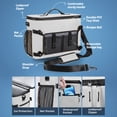 thumbnail image 4 of Kayak Cooler Bag, Waterproof Seat Back Cooler for Lawn-Chair Style Kayak Seats, Silver, 16-Hour Ice Retention Portable Ice Chest for Kayaking, Beach, Travel, 4 of 8