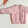thumbnail image 2 of Chaquetas para niño y niña, abrigos de algodón con forro polar bordado de manga larga para invierno y otoño, ropa para niños pequeños, 2 of 5