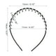 thumbnail image 3 of 1 Pc Diadema Clásica con Borde de Flor Antideslizante para Mujeres y Niñas Negra, 3 of 4