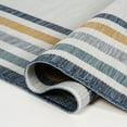 thumbnail image 6 of JONATHAN Y SAVANNAH 4 x 6 Area Rug, Pollux Coastal Stripe Machine-Washable Reversible - Cream/Navy, SVH105A-4, 6 of 9