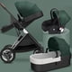 thumbnail image 2 of New Baby stroller 3 in1,four wheels stroller,2 in 1 baby car,kinderwagen Foldable newborn baby carriage,High landscape strollers ShopWise Round, 2 of 20