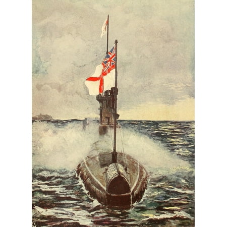 Why the Nations are at War 1915 E-type submarine Canvas Art - Unknown (24 x 36)