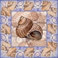 thumbnail image 1 of Tile Mural Kitchen Backsplash - Seashell Square 7 - by Denise Freeman, 1 of 1