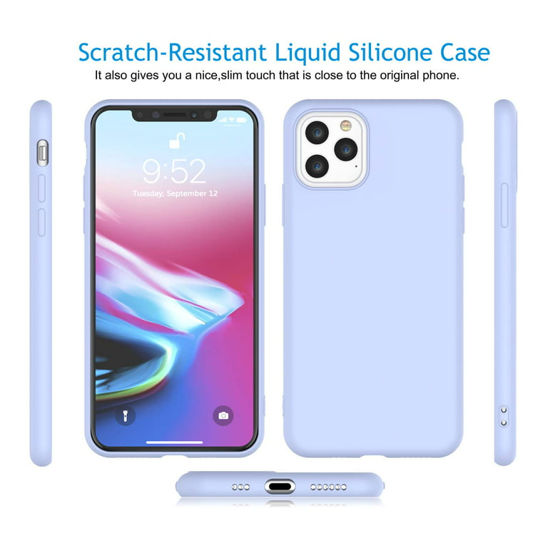 Cell Phone Cases For iPhone 11,Silicone Gel Rubber Shockproof Case Ultra  Thin Fit Case Slim Matte Surface Cover For iPhone 11 - Yellow 