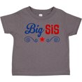 thumbnail image 3 of Inktastic Big Sis Patriotic Sister Girls Toddler T-Shirt, 3 of 5