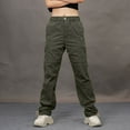 thumbnail image 5 of Men's All-Weather Tactical Joggers Windproof Waterproof Cargo Pants Relaxed Fit Stretch Waist, Multipocket System, Outdoor Workwear for Big & Tall Men, 5 of 9