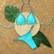 thumbnail image 4 of Traje de baño para mujer, traje de baño de dos piezas con tirantes de cuello y abertura en tres puntos, trajes de baño para mujer, conjuntos de bikini para mujer, trajes de baño de bikini para mujer, 4 of 4