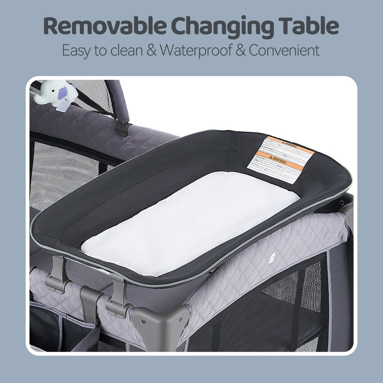 Pamo Babe 3-in-1 Portable Playard with Bassinet & Changer photo 2