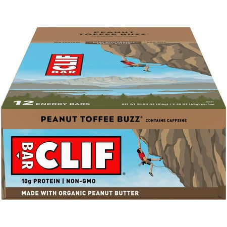 CLIF Bar® Peanut Toffee Buzz® Energy Bars 12-2.4 oz. Bars