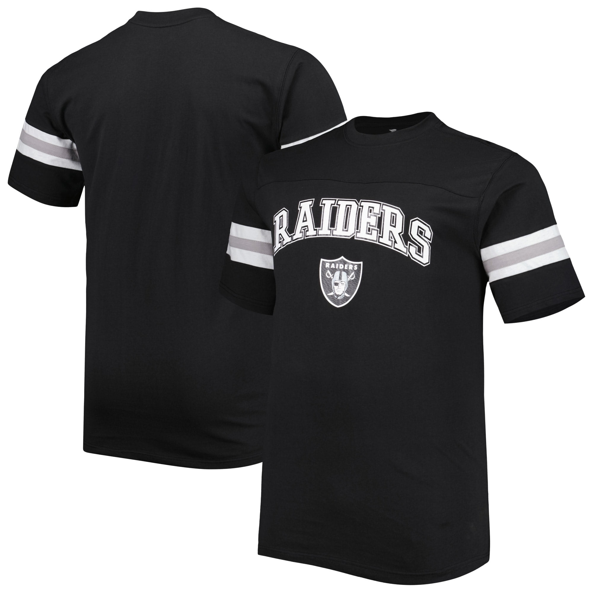 Men s Black Las Vegas Raiders Big Tall Arm Stripe T Shirt Walmart men-s-black-las-vegas-raiders-big-tall-arm-stripe-t-shirt-walmart