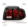 thumbnail image 2 of ANZO USA 321350 Tail Light Assembly Fits select: 1994-1998 FORD MUSTANG, 2 of 3