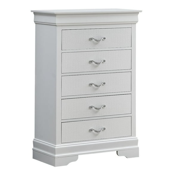 Glory Furniture Lorana Chest in White Color