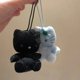 thumbnail image 5 of Sanrios Anime dibujos animados HelloKittys peluche muñeca juguetes Kawaii lindo peluche decoración bolsa colgante llavero regalo 10cm, 5 of 5
