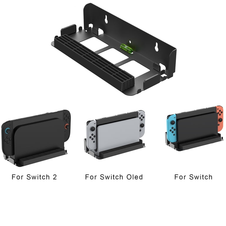 Wall Mount Dock for Nintendo Switch 2/Switch/Switch OLED Console