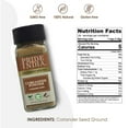 thumbnail image 4 of Pride of India – Coriander Seed Ground – Authentic Indian Spice – Freshly Packed Gourmet Spice – Must Ingredient in Indian & Middle Eastern Cuisines – Easy to Use – 2.6 oz. Small Dual Sifter Jar, 4 of 7