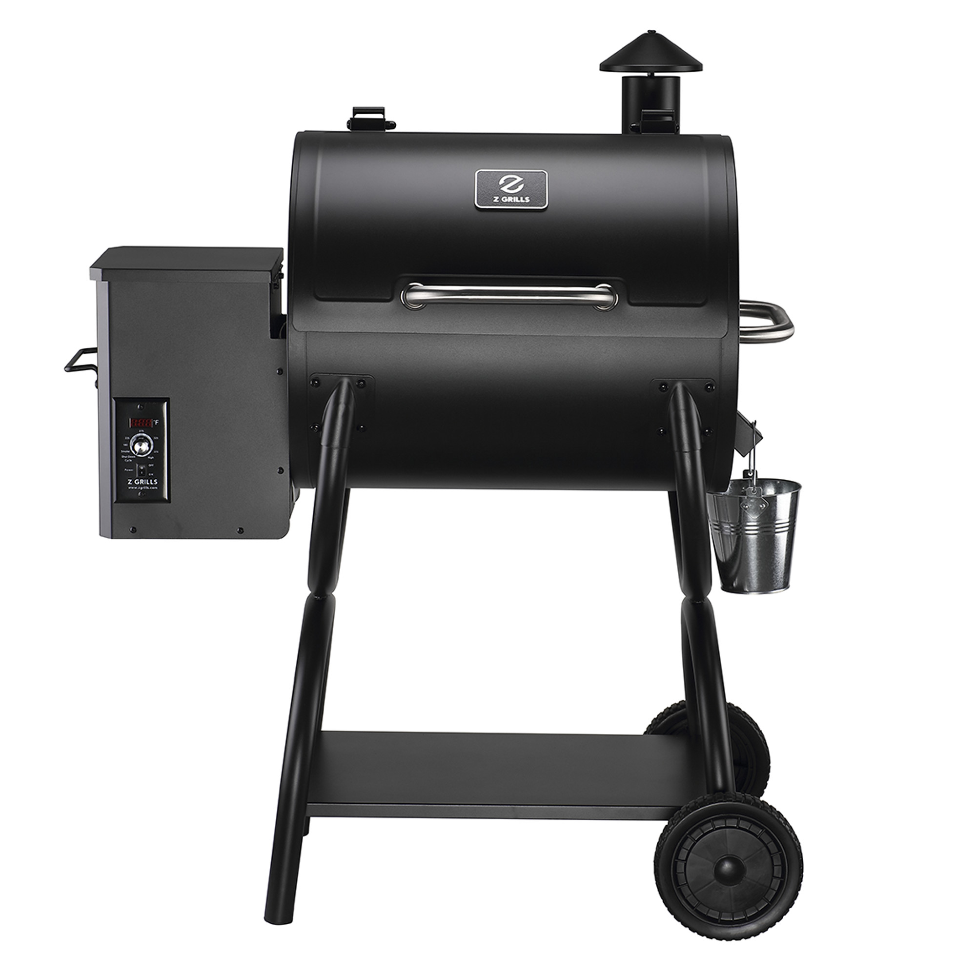 Z GRILLS ZPG-550A 590 sq. in. Wood Pellet Grill and Smoker 7-in-1 BBQ Black - image 2 of 8