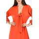 thumbnail image 4 of Vestido escote moño Roman Fashion /Juvenil, 1054 (Naranja) naranja G, 4 of 5