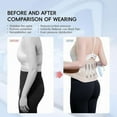 thumbnail image 3 of Adjustable Back Brace for Lower Back Pain for Women and Men, Removable Stays Back Support Brace for Herniated Disc, Scoliosis, and Sciatica Pain Relief - Ergonomic Design(Beige/Medium), 3 of 5