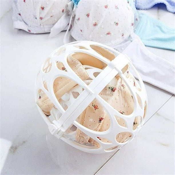 Women Underwear Washer Saver Ball Shape Clothes Washing Bags Double  Spherical Bra Washing Bag Bra Protector Laundry Bra Bags Random Coloor :  : Home