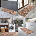 thumbnail image 2 of Multicolor Christmas Icon Pattern Kitchen Rug Mat,Kitchen Runner Rugs Non Skid Washable,Decorative Kitchen Floor Mats for Kitchen,Sink,Laundry,17"X47", 2 of 5