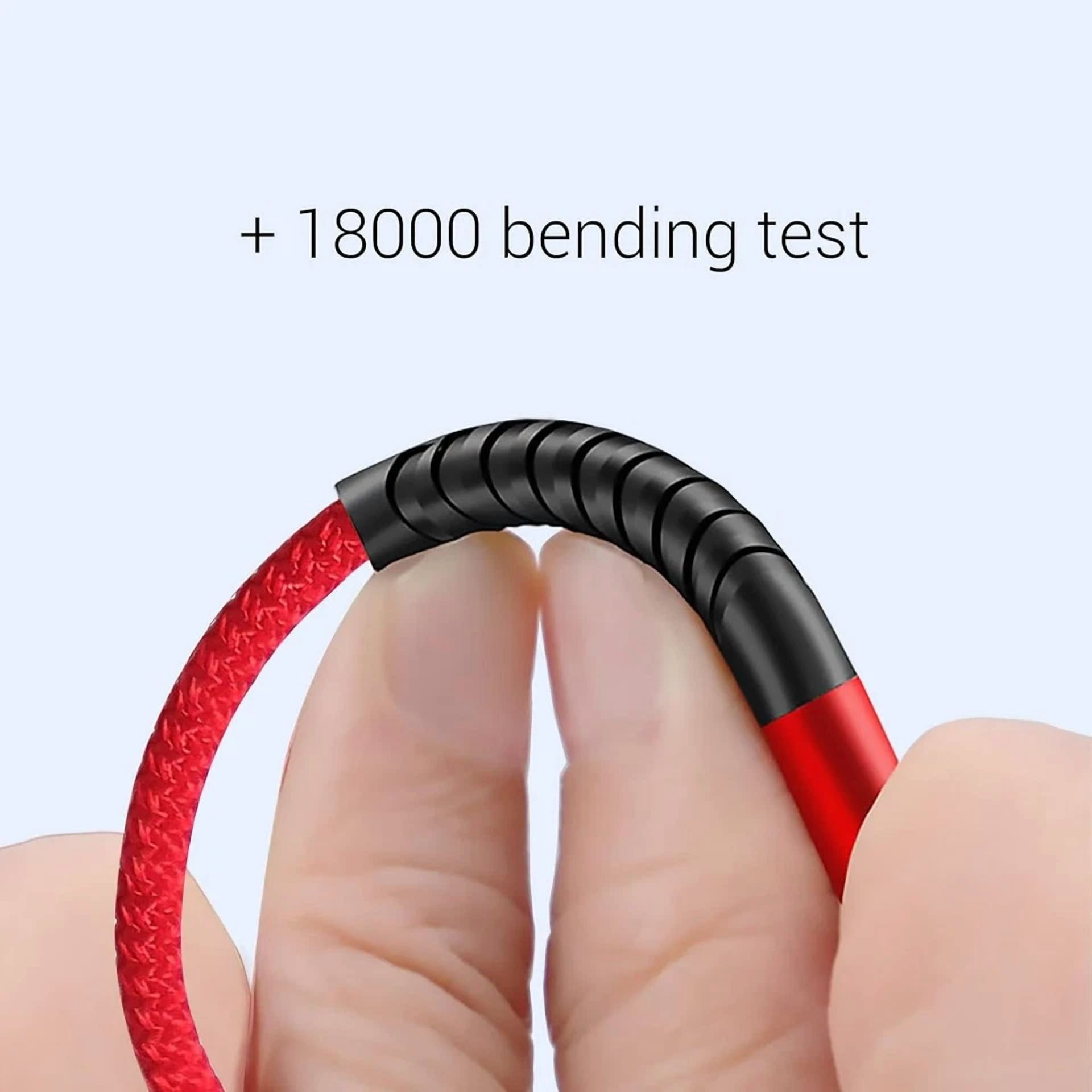 Micro Usb Cable 1Ft[3Pack], Short To Braided Red, Grey, Black (1Ft)