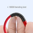 thumbnail image 6 of RHEA- Micro Usb Cable 1Ft[3Pack], Short To Braided Red, Grey, Black (1Ft), 6 of 6
