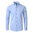 thumbnail image 2 of Camisa Casual De Negocios Cómoda Y Ajustada De Manga Larga, 2 of 5